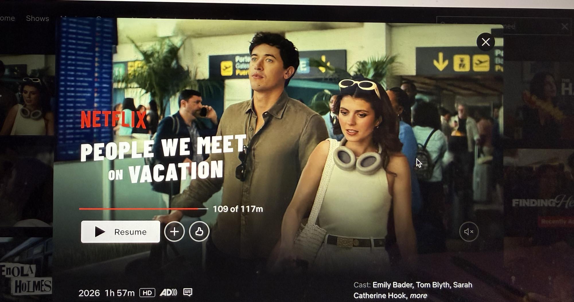 "The People We Meet On Vacation" is available for streaming on Netflix.