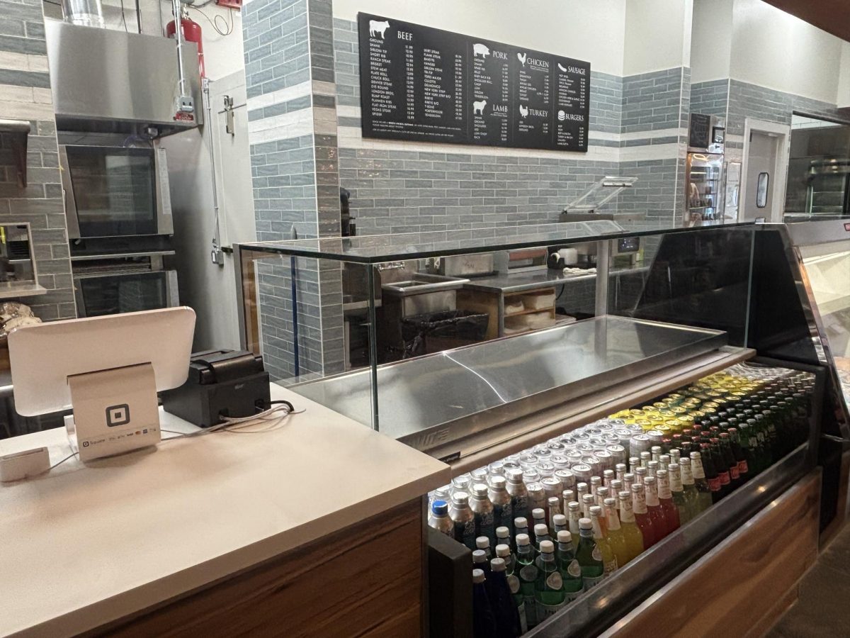 The counter for the new store Butcher and Farmer in downtown Bernardsville